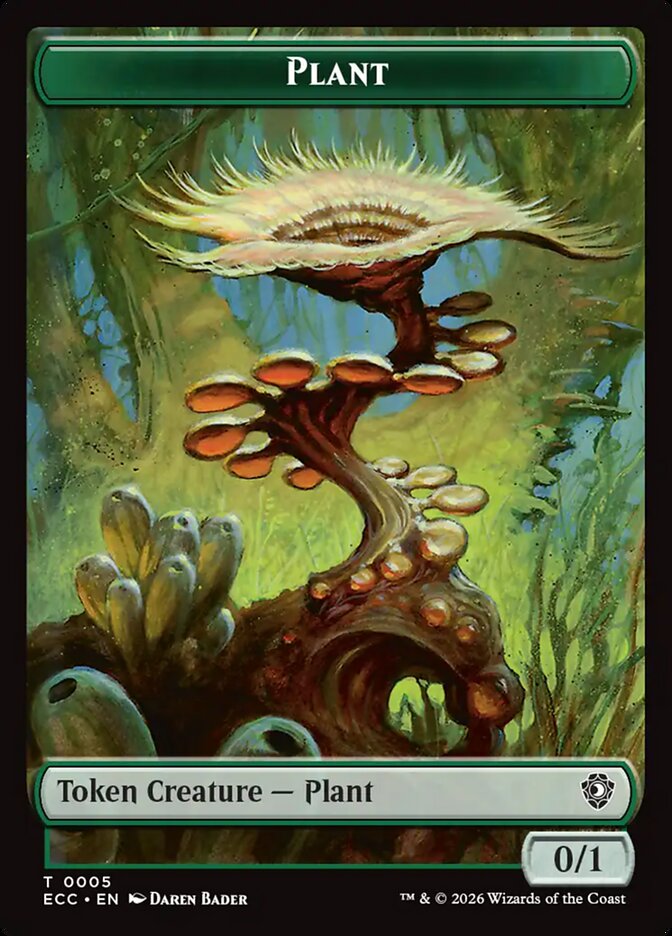 Plant, Lorwyn Eclipsed Commander Tokens Card Art
