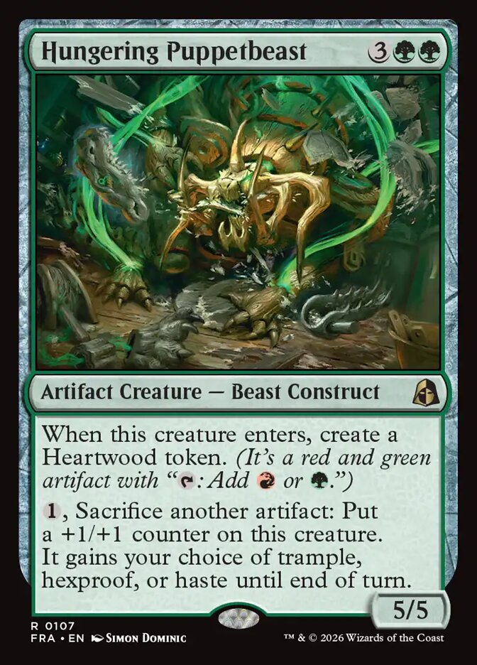 Hungering Puppetbeast, Reality Fracture Card Art