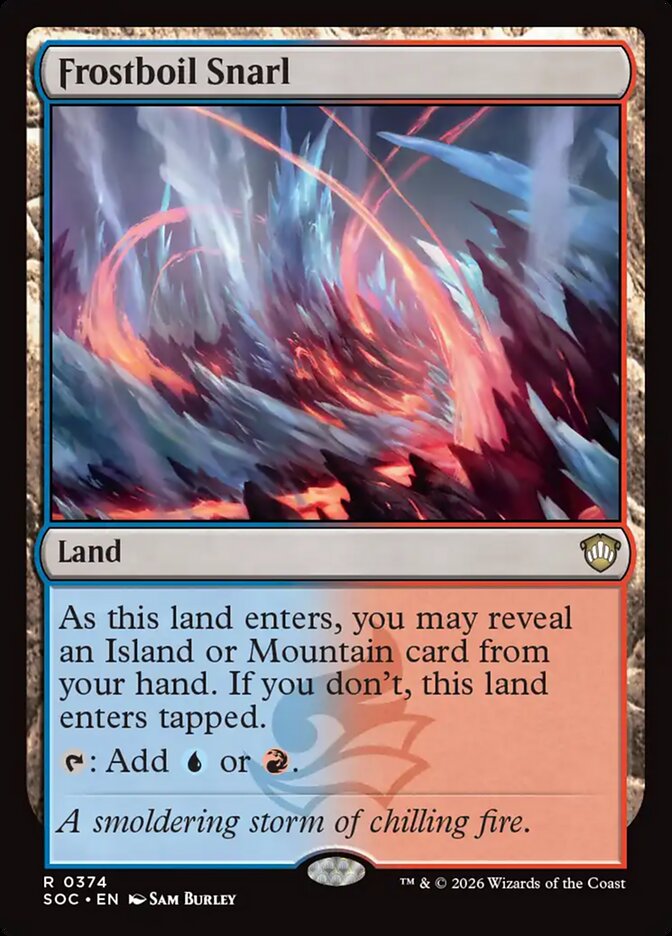 Frostboil Snarl, Secrets Of Strixhaven Commander Card Art