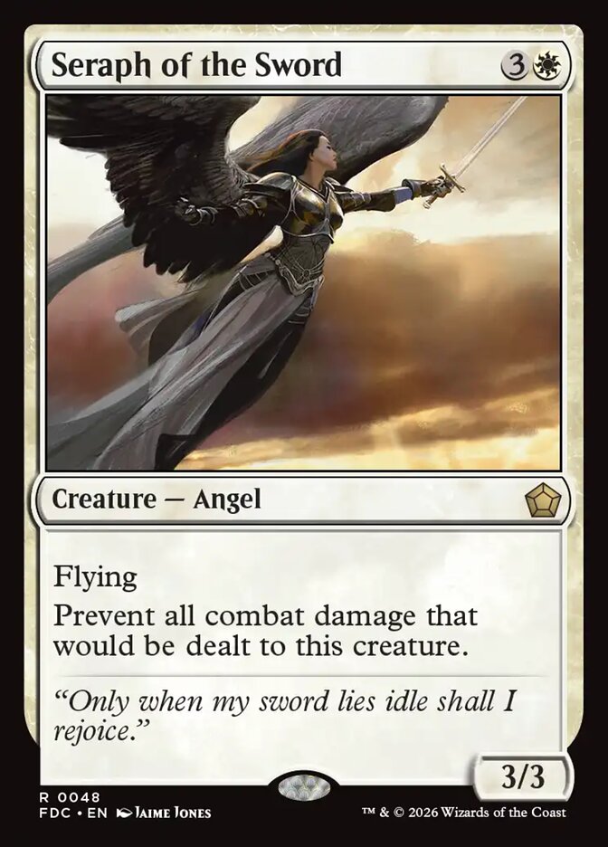 Seraph of the Sword, Foundations Commander Card Art