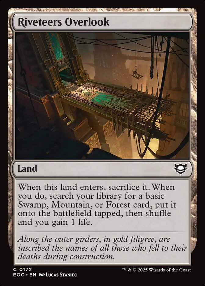 Riveteers Overlook, Edge Of Eternities Commander Card Art