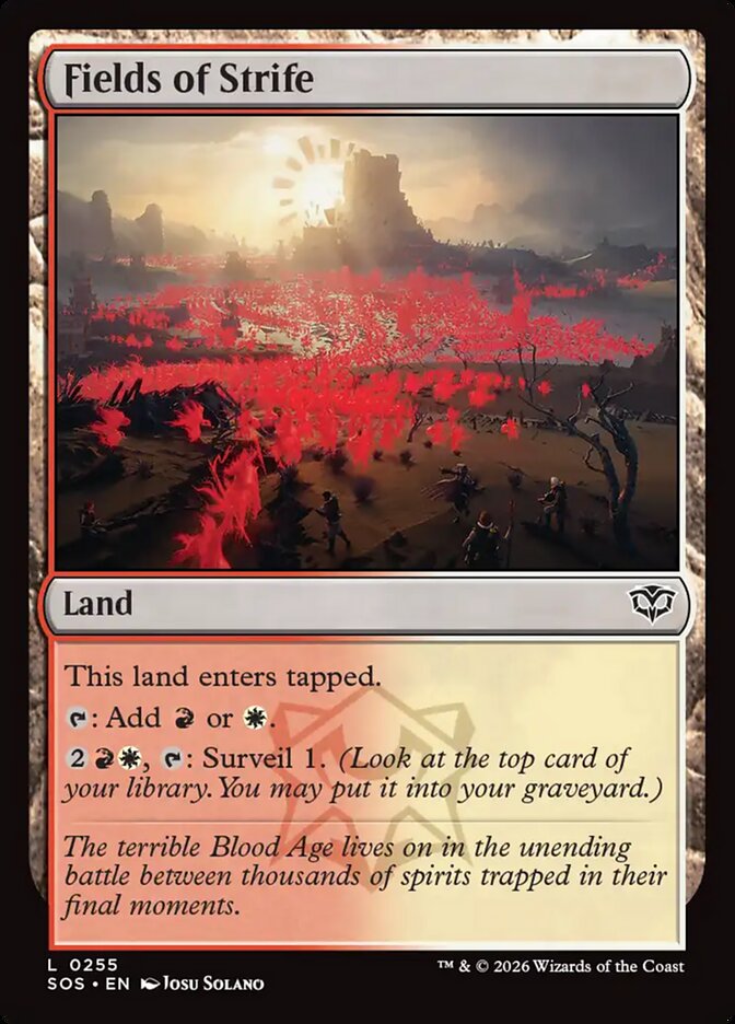 Fields of Strife, Secrets Of Strixhaven Card Art