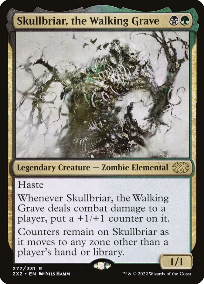 Skullbriar, the Walking Grave, Double Masters 2022 Card Art