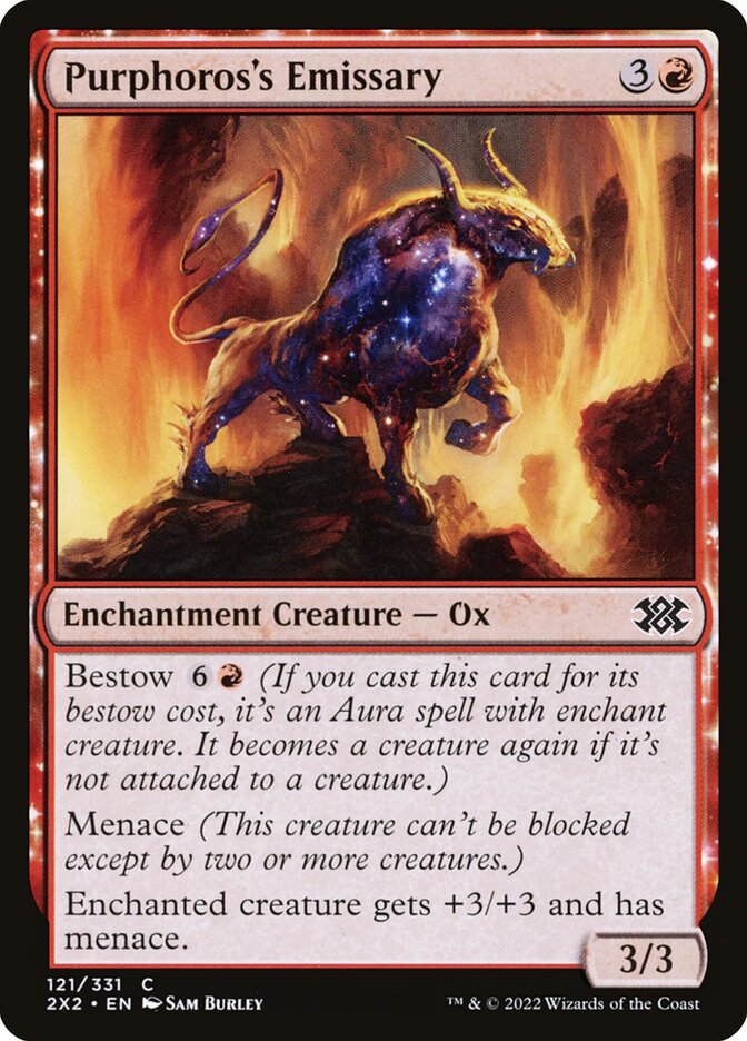 Purphoros's Emissary, Double masters 2022 Card Art