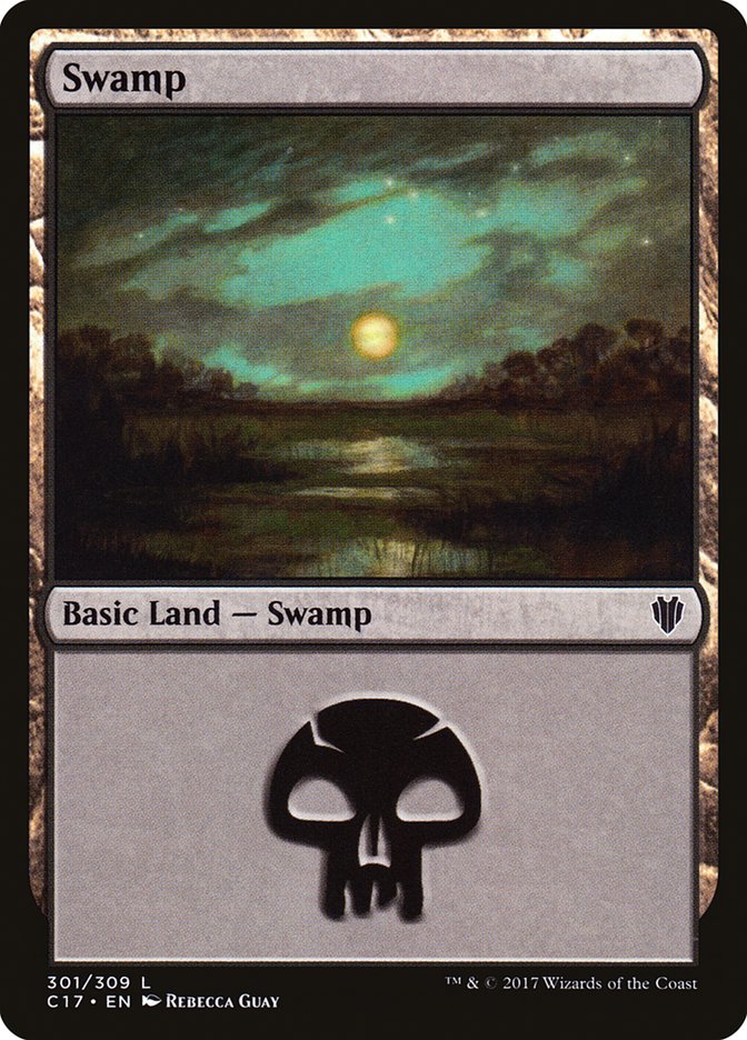 Swamp, Commander 2017 Card Art