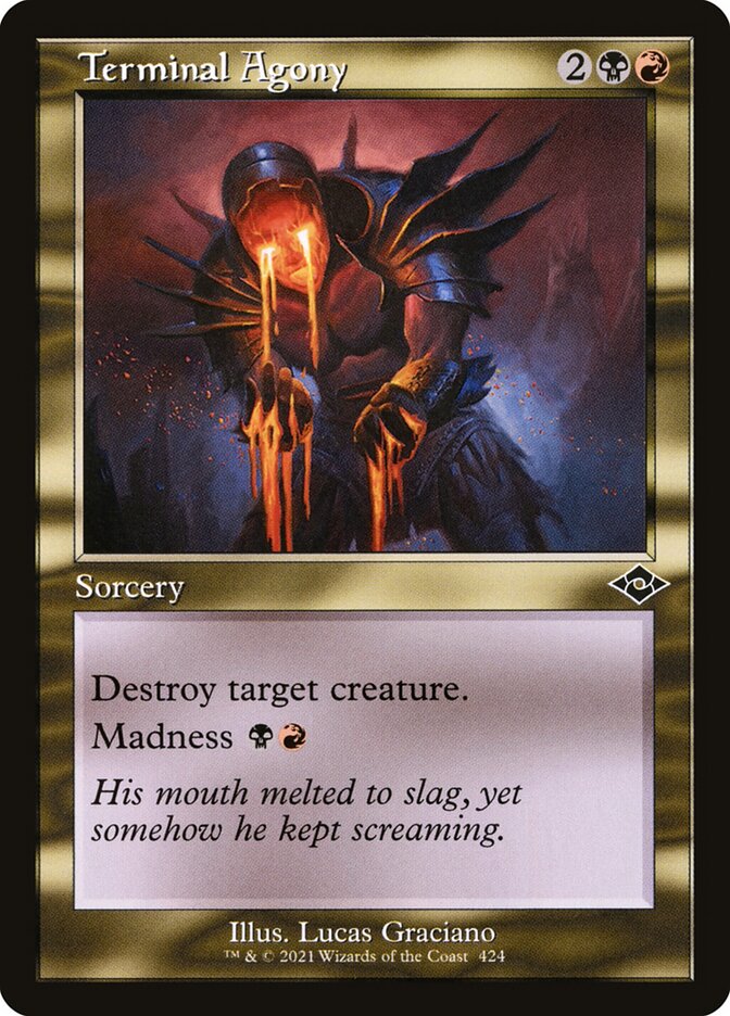 Terminal Agony, Modern horizons 2 Card Art