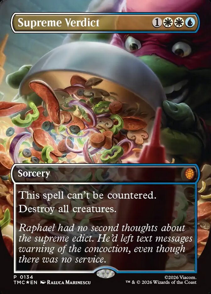 Supreme Verdict, Teenage Mutant Ninja Turtles Eternal Card Art