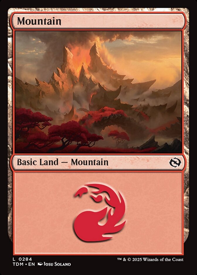 Mountain, Tarkir: Dragonstorm Card Art