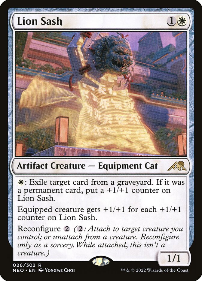 Lion Sash, Kamigawa: Neon Dynasty Card Art