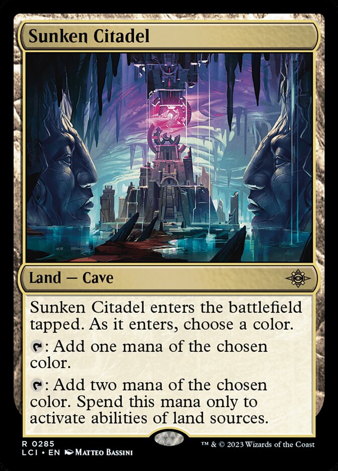 Sunken Citadel, The lost caverns of ixalan Card Art