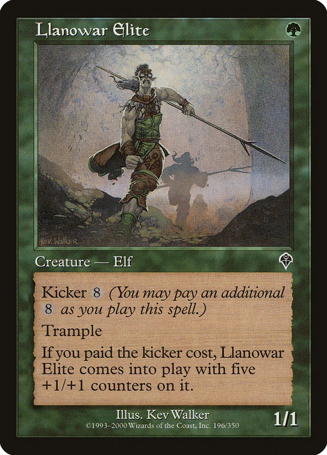Llanowar Elite, Invasion Card Art