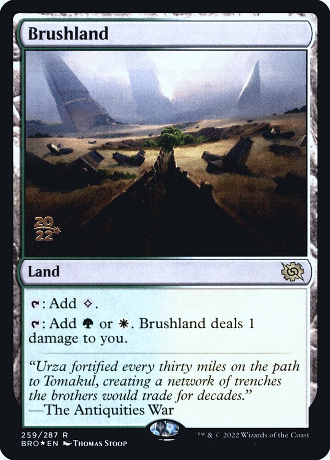 Brushland, The brothers' war promos Card Art