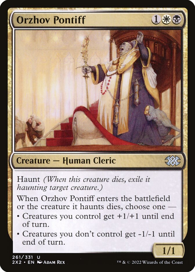 Orzhov Pontiff, Double masters 2022 Card Art