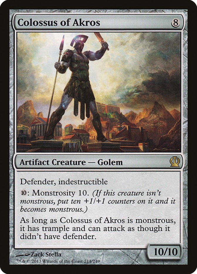 Colossus of Akros, Theros Card Art