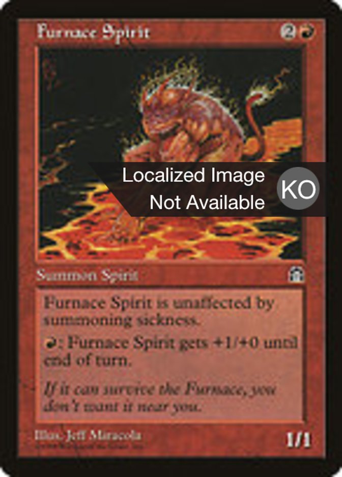 Furnace Spirit, Stronghold Card Art