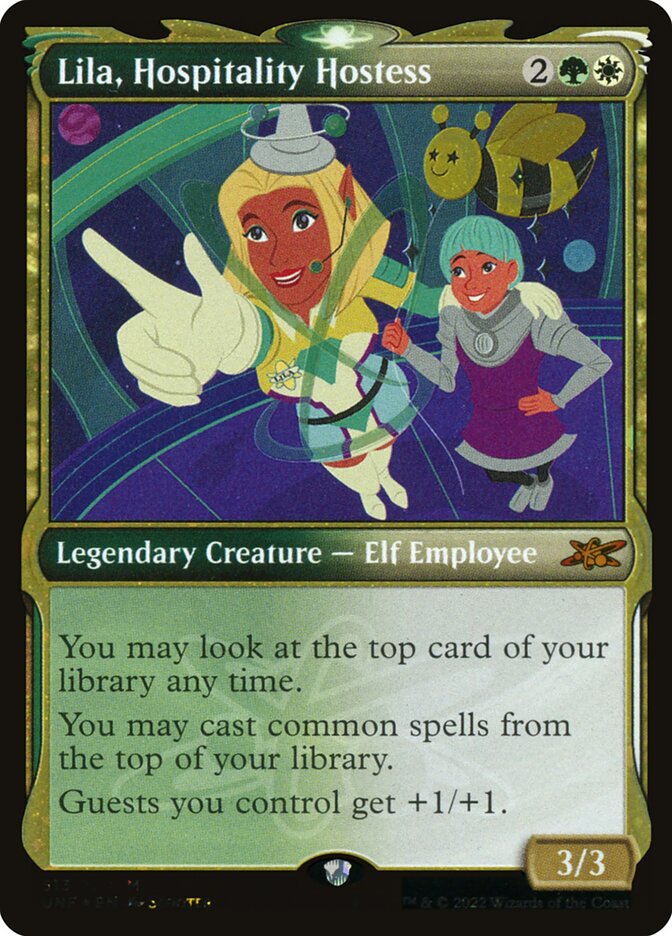 Lila, Hospitality Hostess - Galaxy Foil