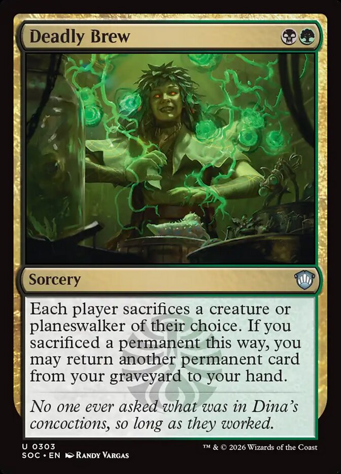 Deadly Brew, Secrets Of Strixhaven Commander Card Art