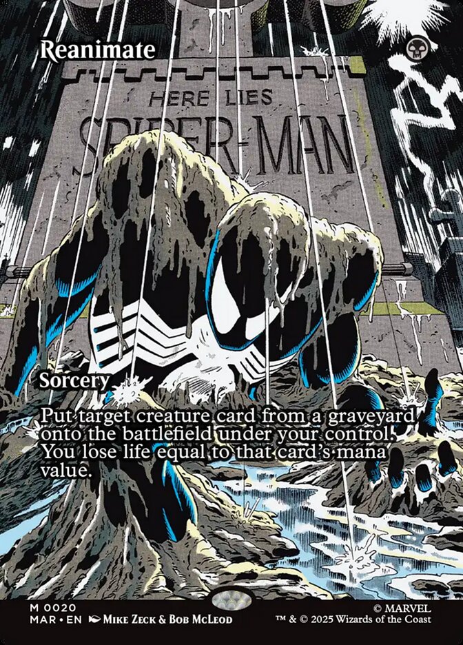 Reanimate, Marvel Universe Card Art