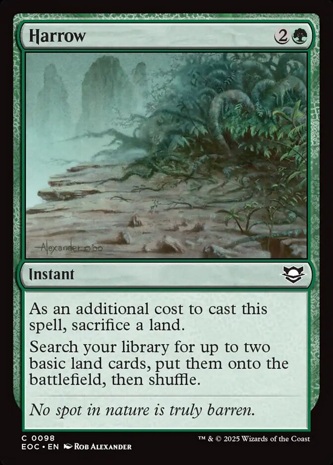 Harrow, Edge Of Eternities Commander Card Art