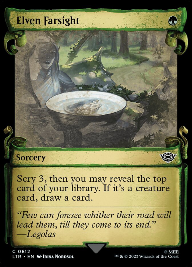 Elven Farsight, The lord of the rings: tales of middle-earth Card Art