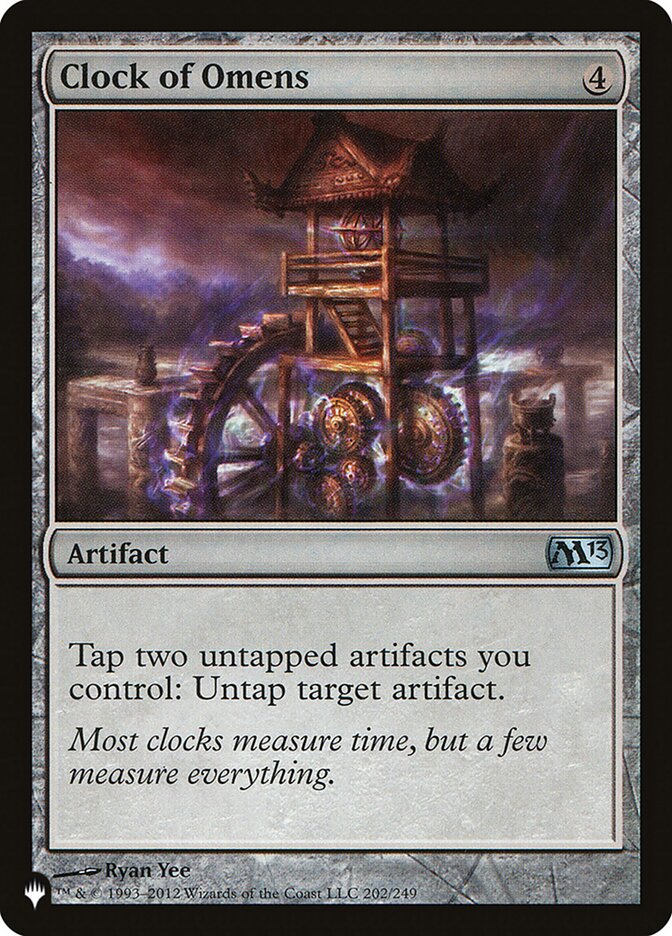 Clock of Omens, The List Card Art