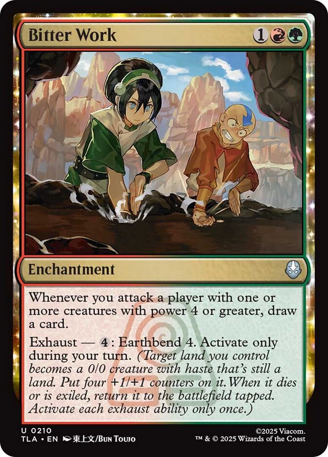 Bitter Work, Avatar: The Last Airbender Card Art
