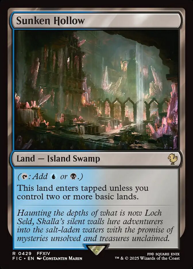 Sunken Hollow, Final fantasy commander Card Art