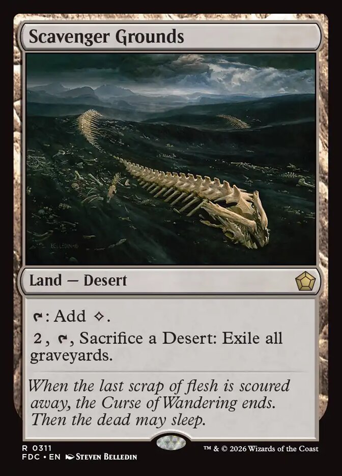 Scavenger Grounds, Foundations Commander Card Art