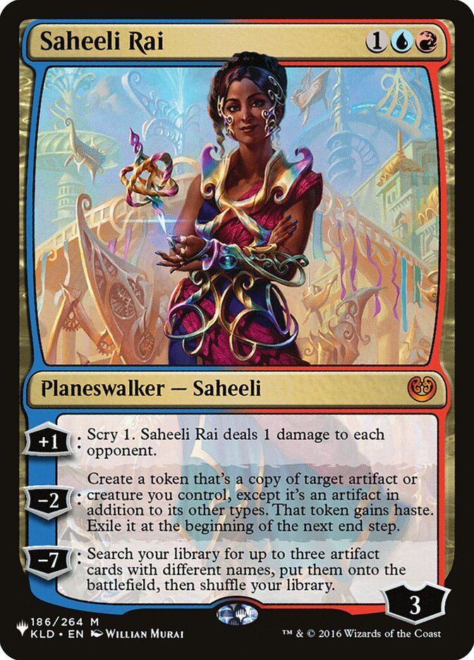 Saheeli Rai, The list Card Art