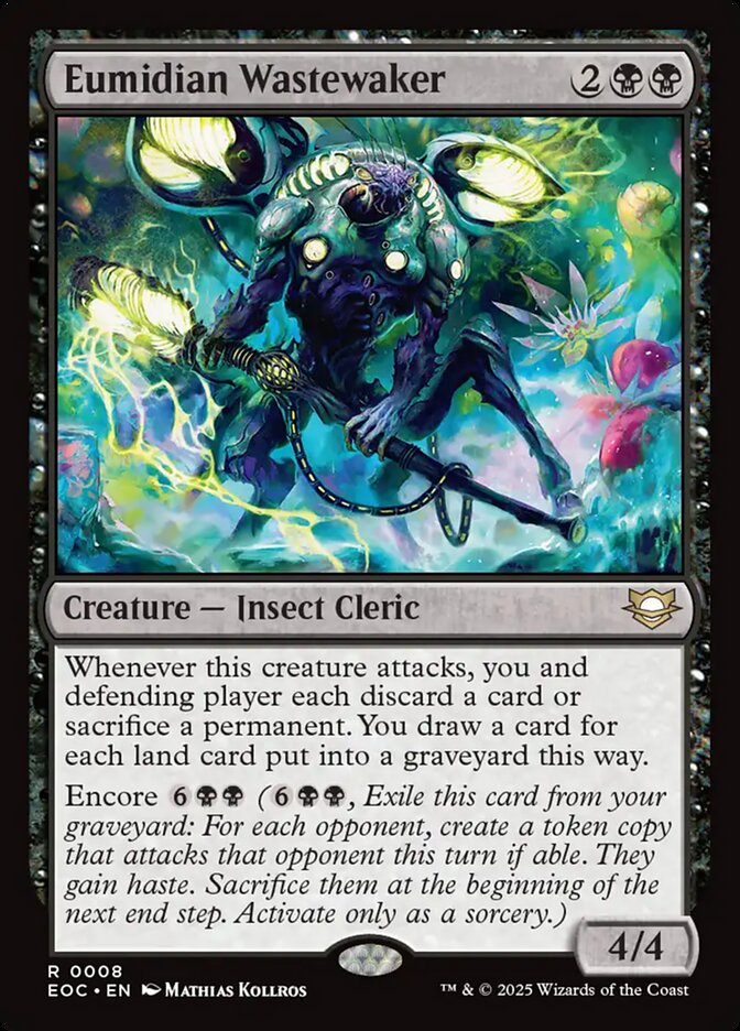 Eumidian Wastewaker, Edge Of Eternities Commander Card Art