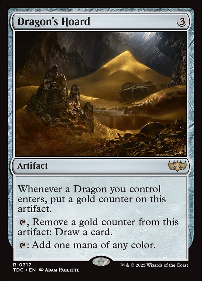 Dragon's Hoard, Tarkir: Dragonstorm Commander Card Art