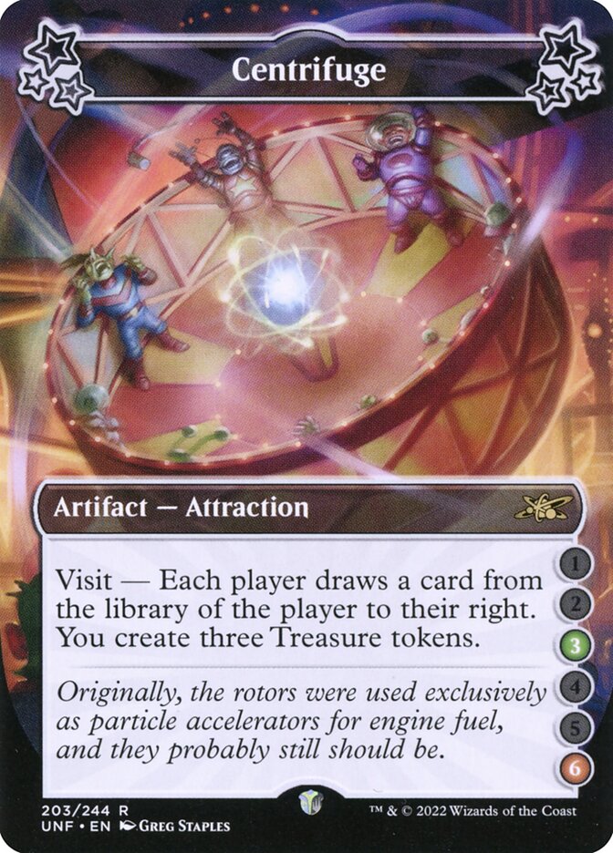Centrifuge, Unfinity Card Art