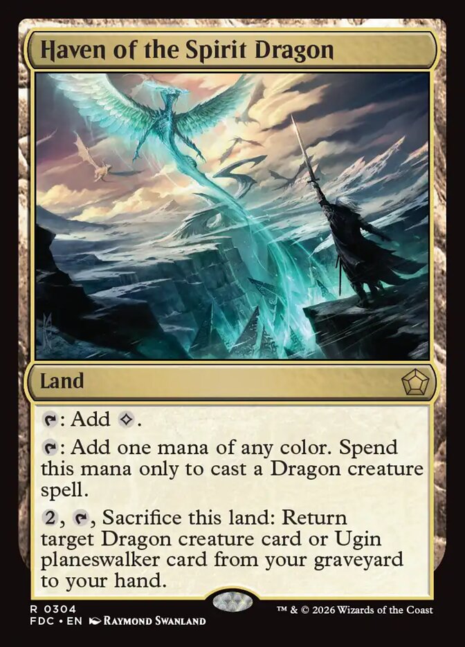 Haven of the Spirit Dragon, Foundations Commander Card Art