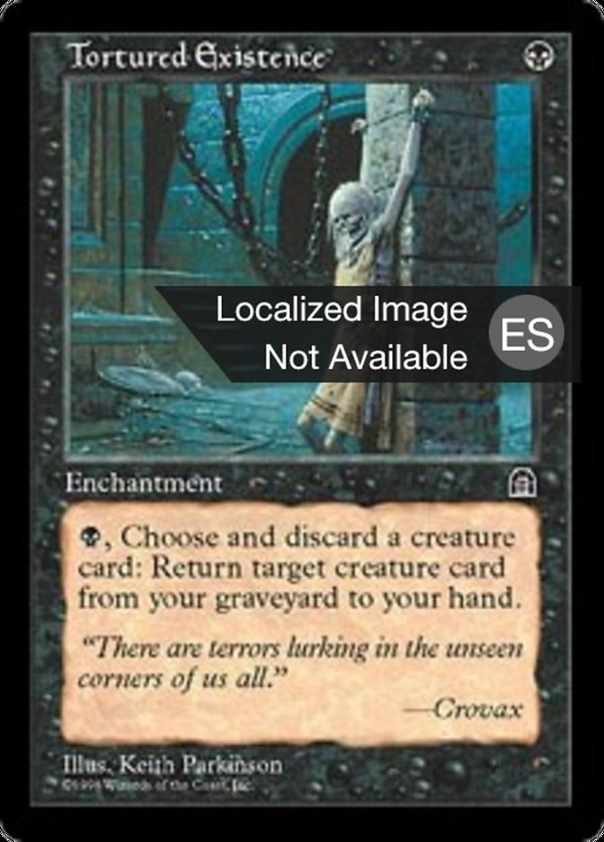 Tortured Existence, Stronghold Card Art