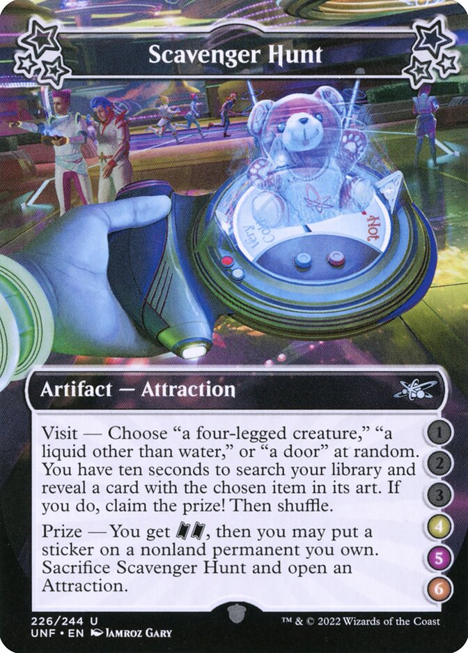 Scavenger Hunt, Unfinity Card Art
