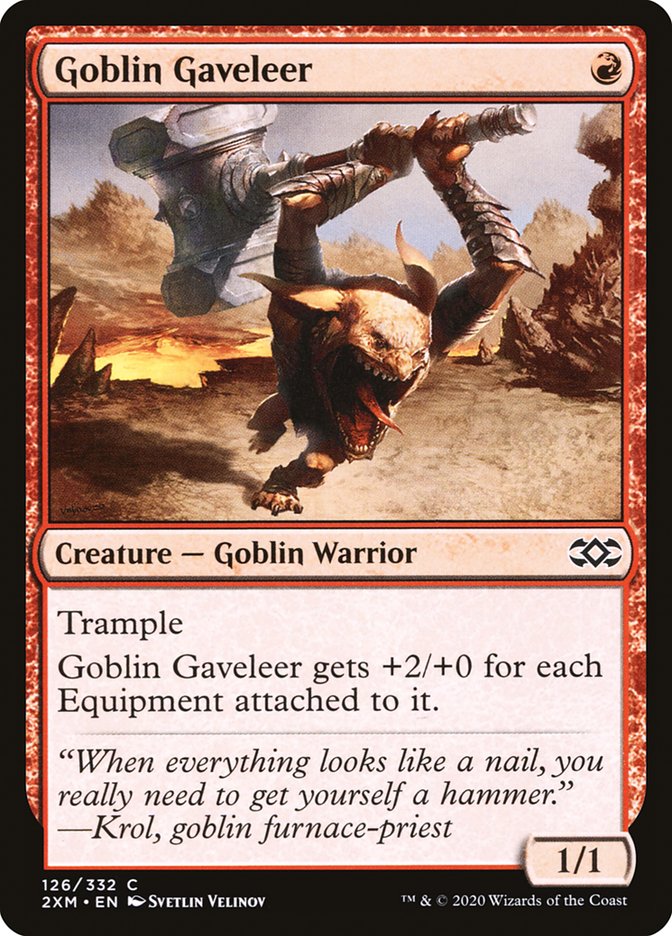 Goblin Gaveleer, Double Masters Card Art