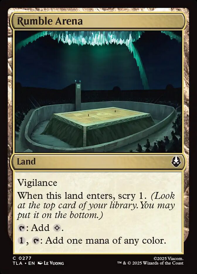 Rumble Arena, Avatar: The Last Airbender Card Art