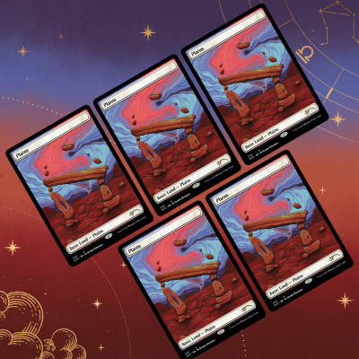 Magic: The Gathering - Secret Lair - The Astrology Lands: Libra - Foil