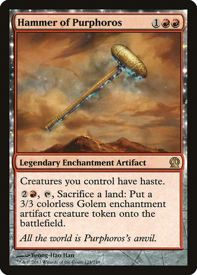 Hammer of Purphoros, Theros Card Art