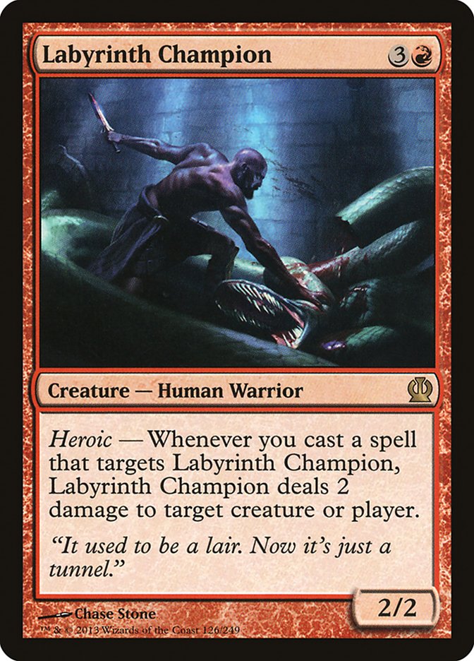 Labyrinth Champion, Theros Card Art