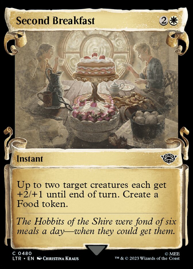 Second Breakfast, The lord of the rings: tales of middle-earth Card Art