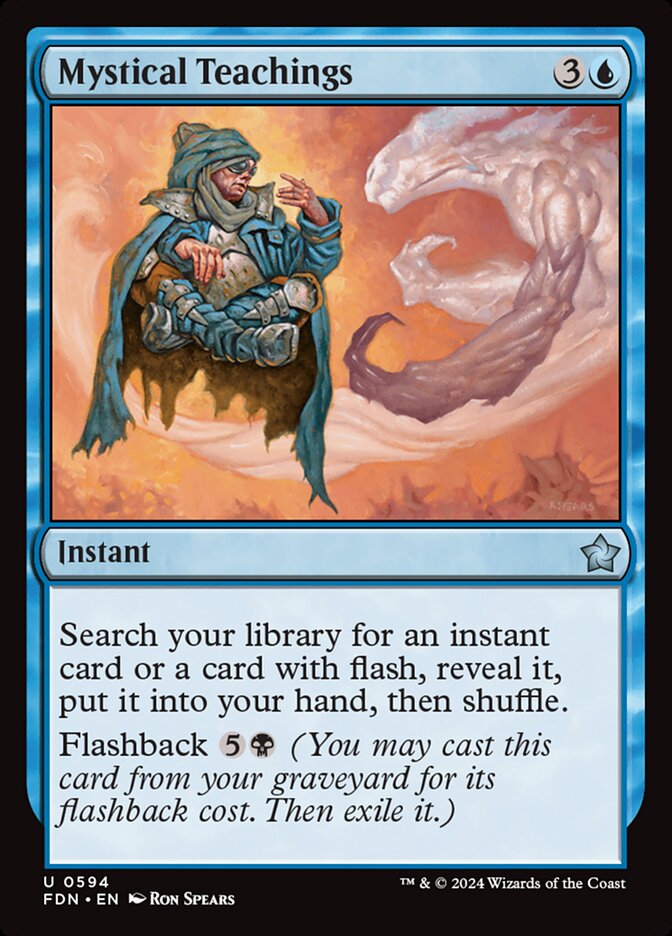 Mystical Teachings, Foundations Card Art