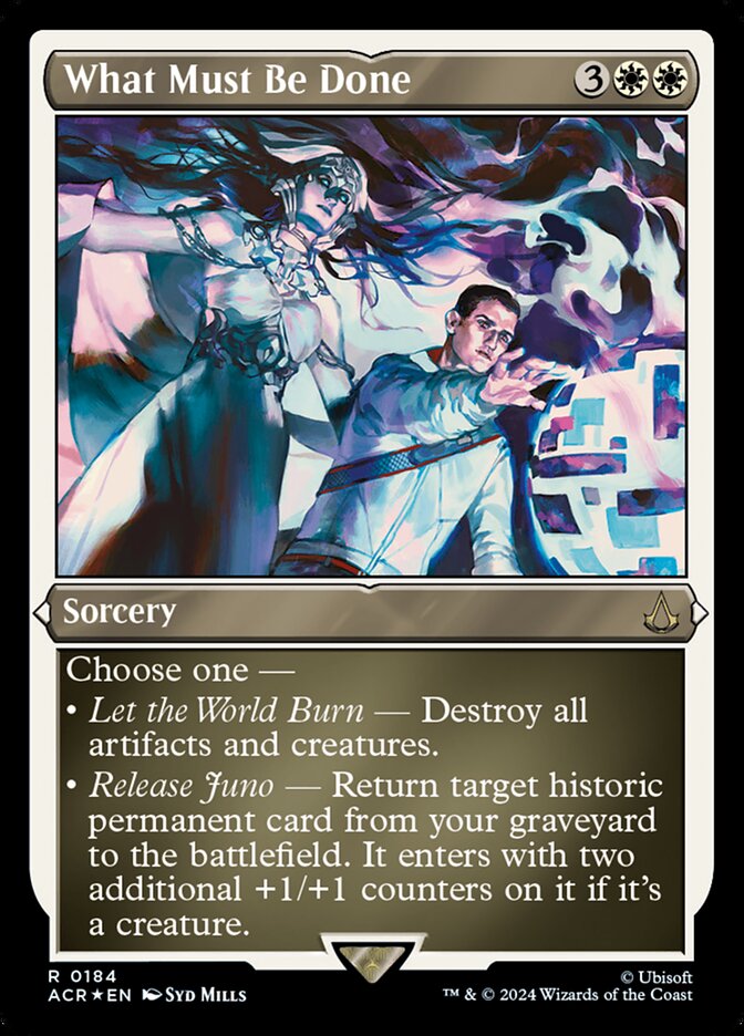 What Must Be Done, Assassin's creed Card Art