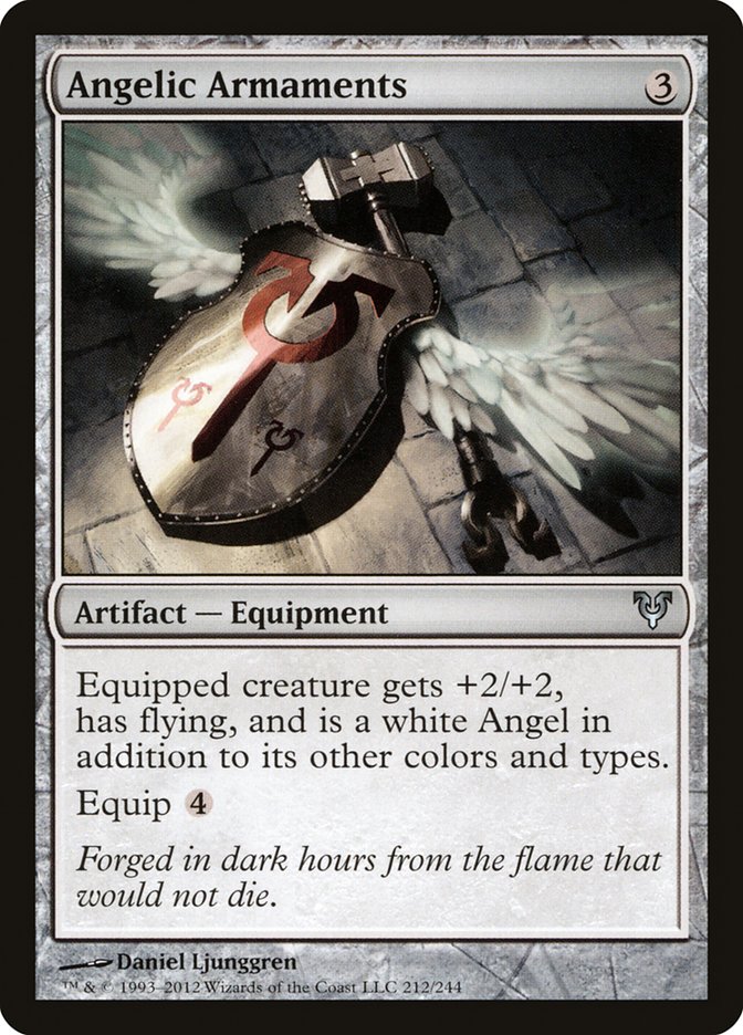 Angelic Armaments, Avacyn restored Card Art