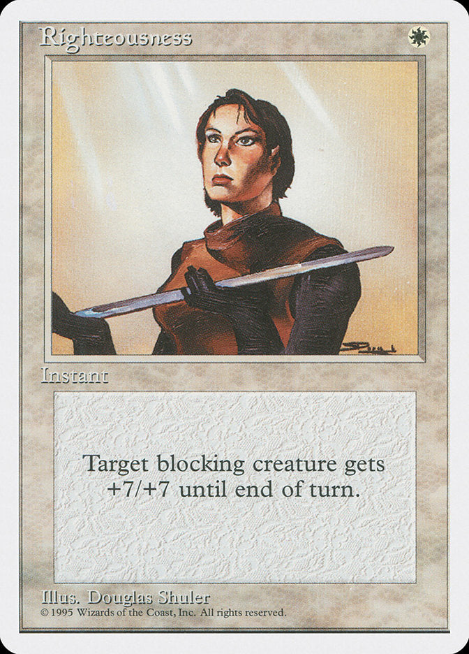 Righteousness, Fourth Edition Card Art
