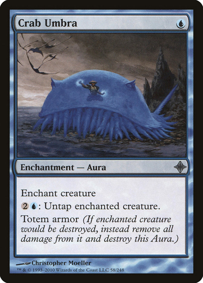 Crab Umbra, Rise Of The Eldrazi Card Art