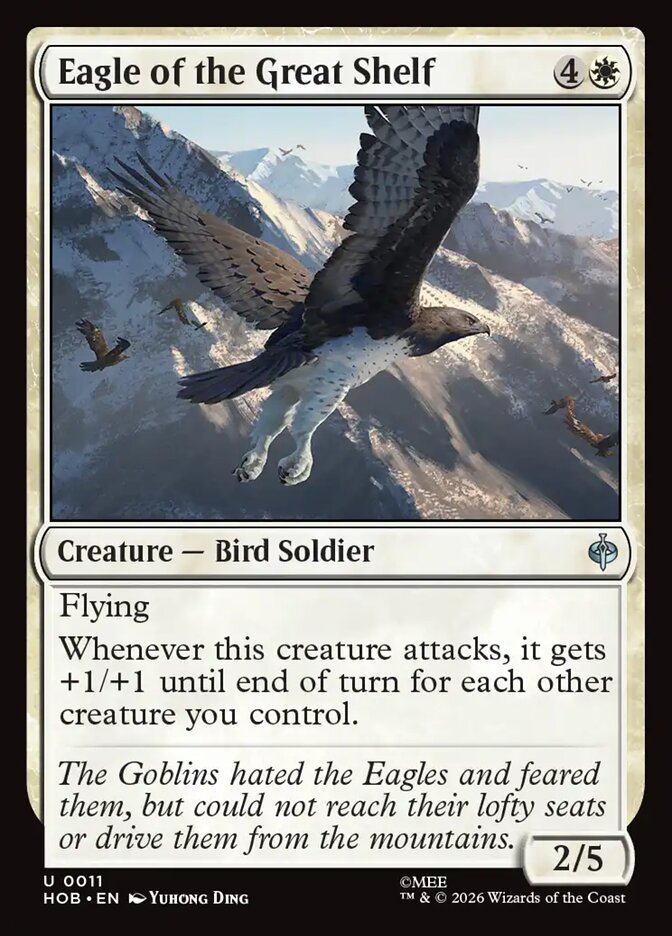 Eagle of the Great Shelf, The Hobbit Card Art