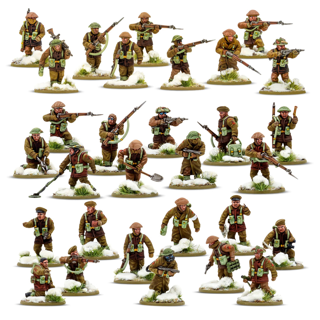 Bolt Action - Great Britain - British & Canadian Infantry (Winter) Platoon
