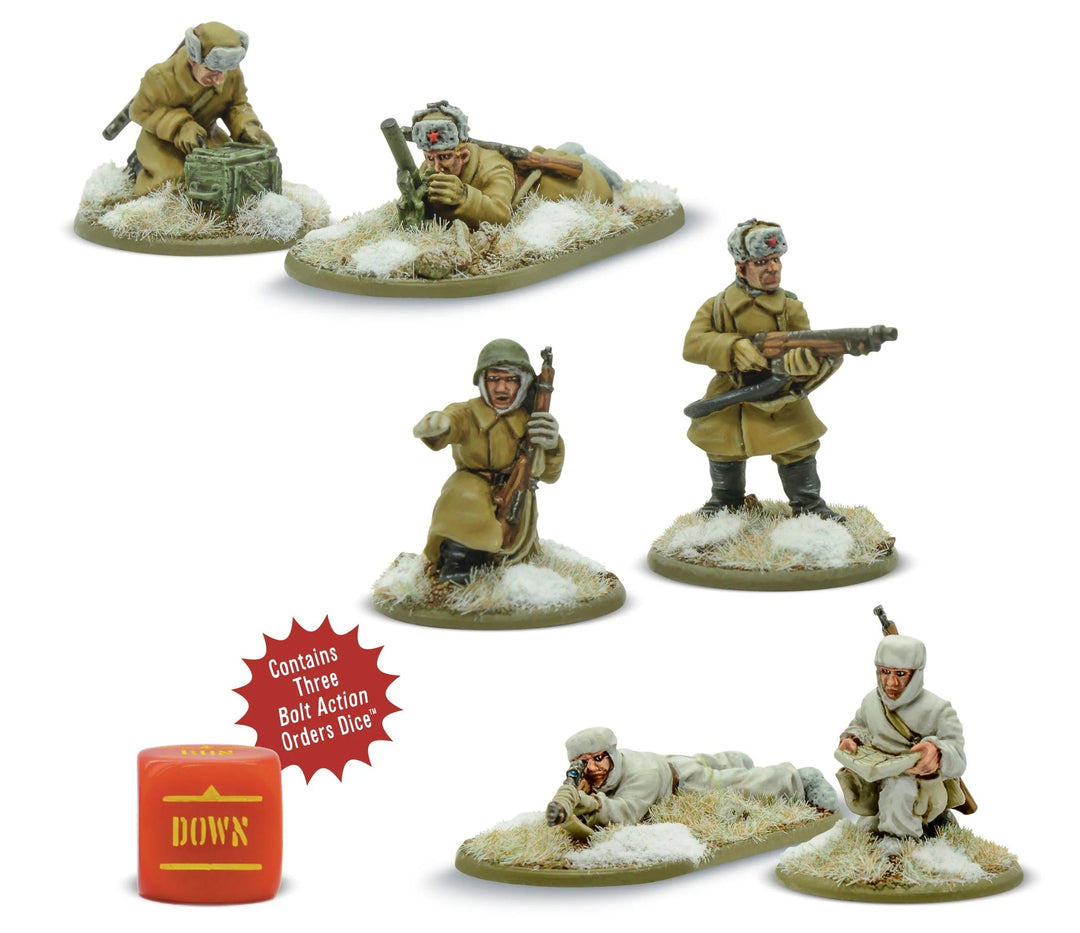 Bolt Action - The Soviet Union - Weapons Team (Winter)