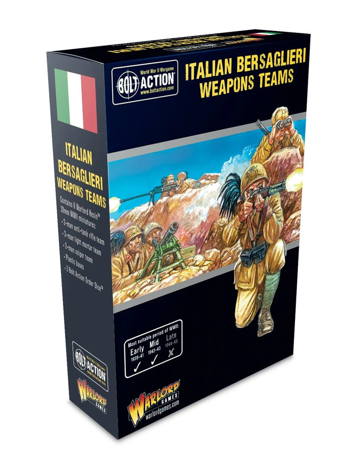 Bolt Action - Italy - Bersaglieri Weapons Teams